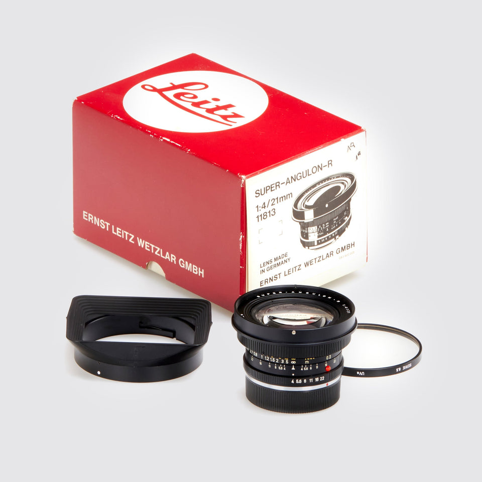 Leica Super-Angulon-R 1:4/21mm 11813 – Vintage Cameras & Lenses – Coeln Cameras