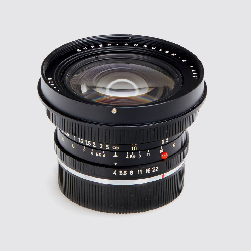 Leica Super-Angulon-R 1:4/21mm 11813 – Vintage Cameras & Lenses – Coeln Cameras