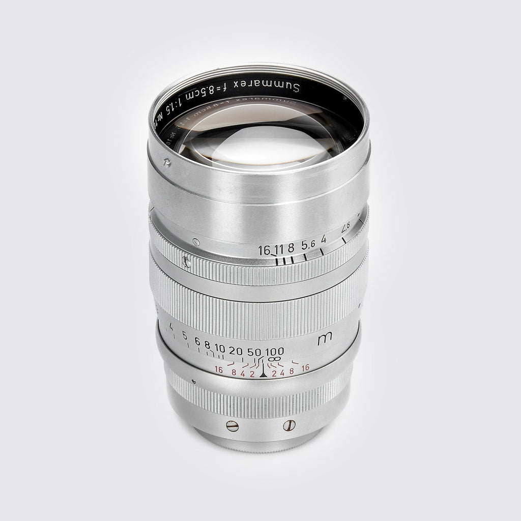 764Ernst Leitz Summarex 85mm f/1.5 レンズ Leica Summarex 85mm f1.5 , a legendary lens design from 1936