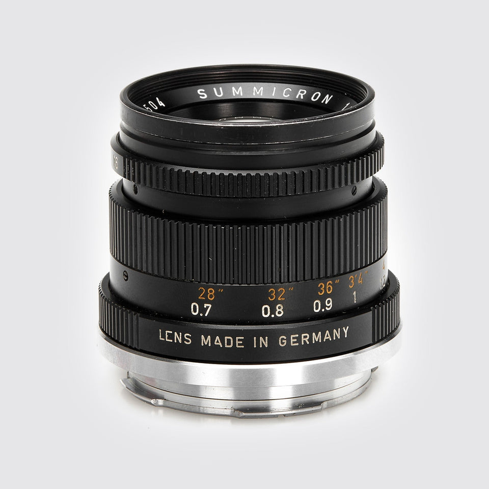 Leitz Summicron 2/50mm Black 11817 – Vintage Cameras & Lenses – Coeln Cameras