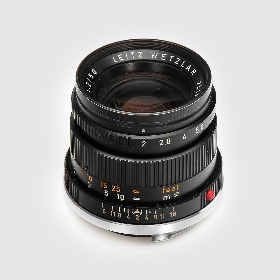 Leitz Summicron 2/50mm Black 11817 – Vintage Cameras & Lenses – Coeln Cameras