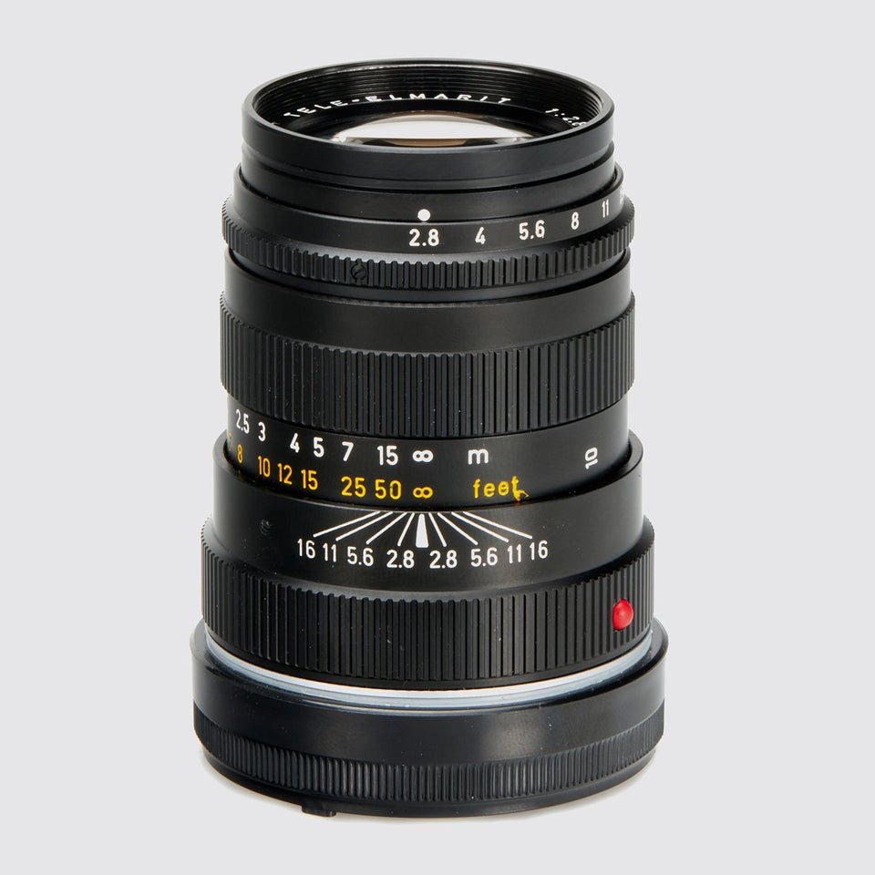 Leitz Tele-Elmarit 2.8/90mm black – Vintage Cameras & Lenses – Coeln Cameras