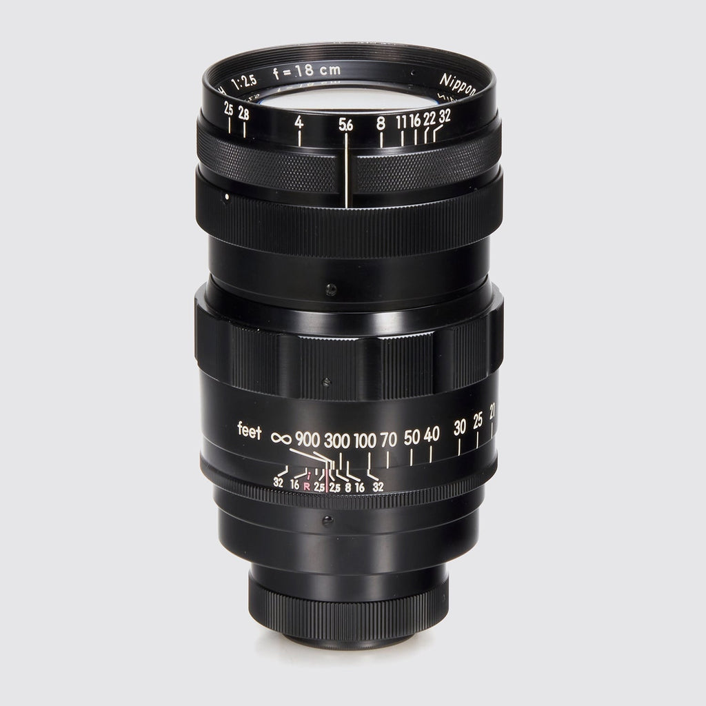 Nippon Kogaku Japan f. M39 Nikkor-H 2.5/18cm | | Coeln Cameras
