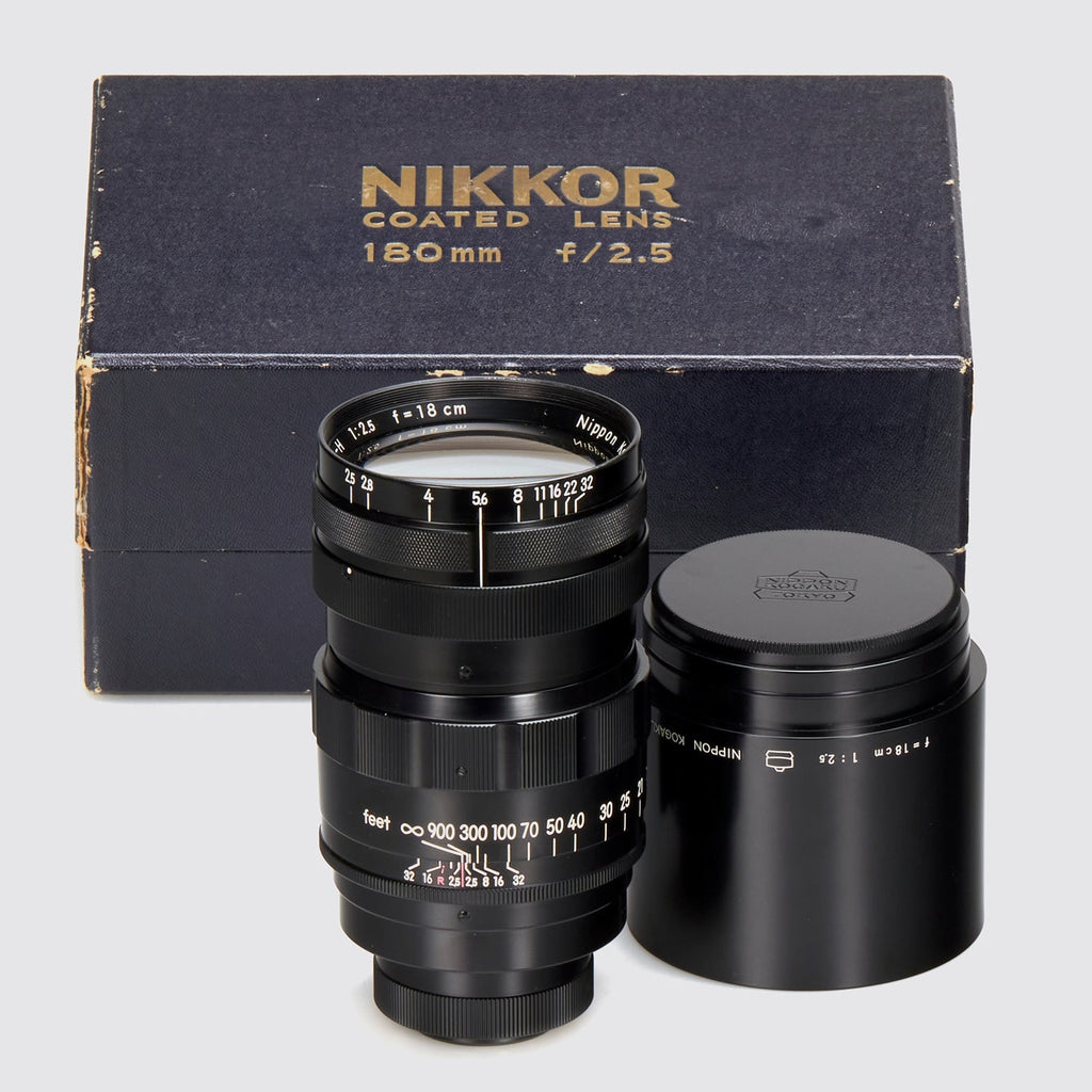 Nippon Kogaku Japan f. M39 Nikkor-H 2.5/18cm | | Coeln Cameras