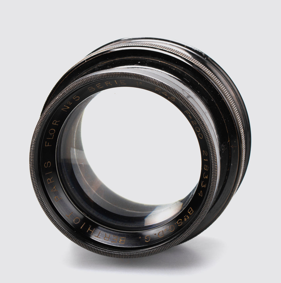 Berthiot, Paris, Flor No.5 4.5/200mm Serie Ic – Vintage Cameras & Lenses – Coeln Cameras