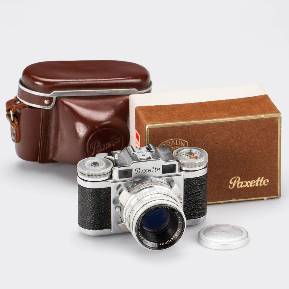 Braun Paxette IIM + Luxur 2/50mm – Vintage Cameras & Lenses – Coeln Cameras