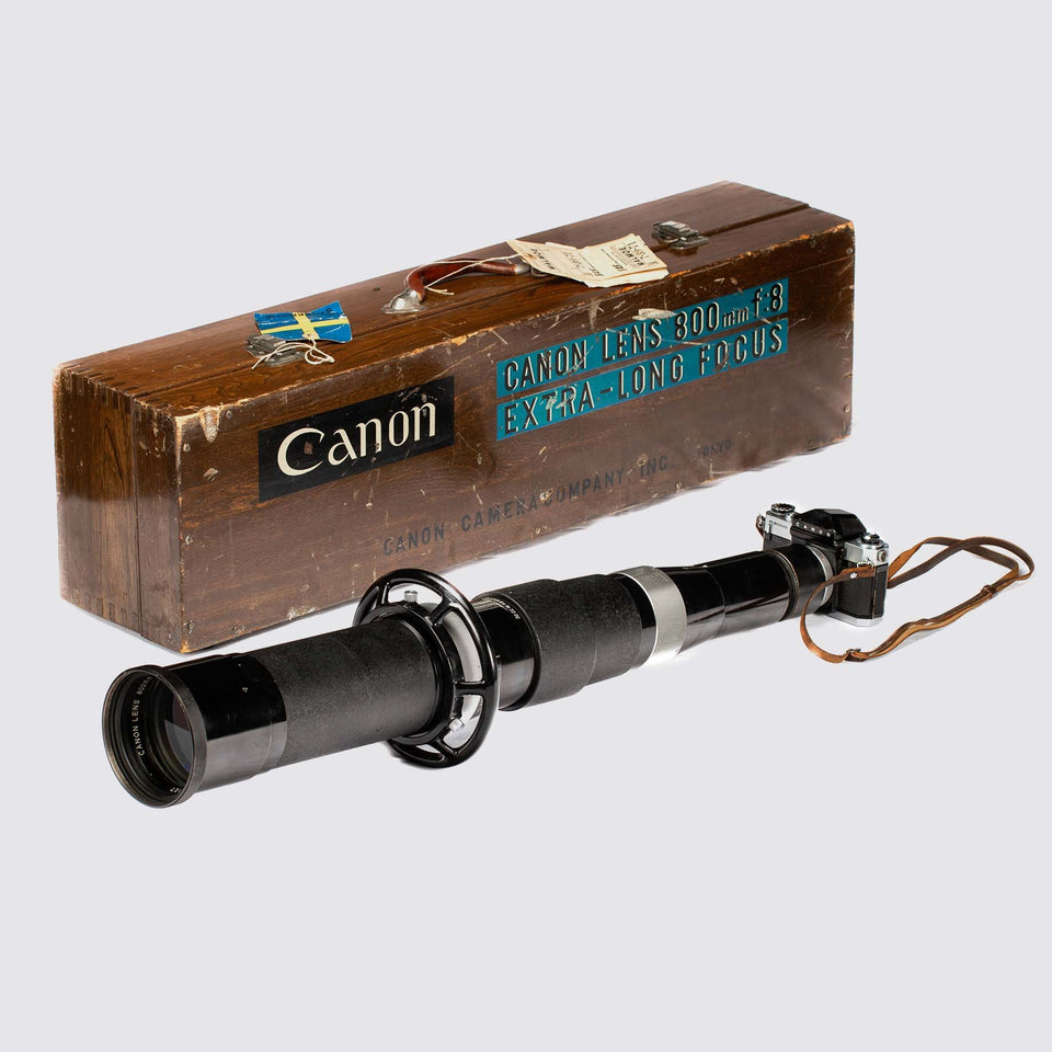 Canon Camera. Co Canon Lens 8/800mm – Vintage Cameras & Lenses – Coeln Cameras