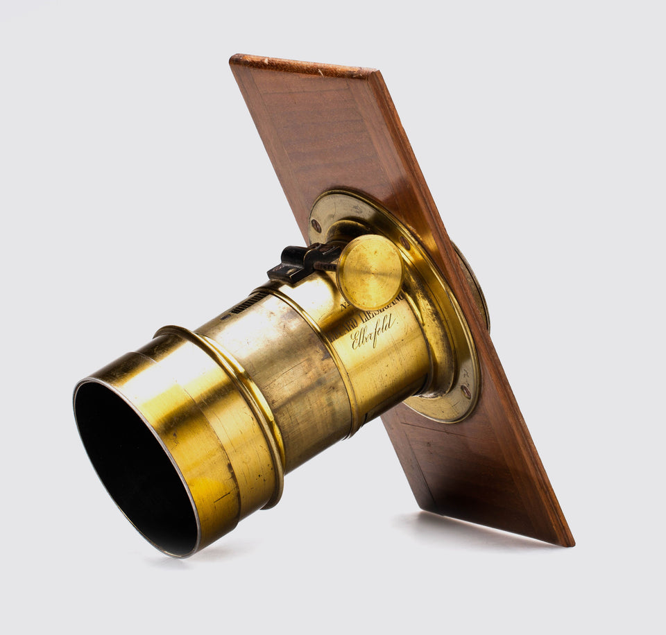 Eduard Liesegang, Eberfeld, Brass Petzval Lens – Vintage Cameras & Lenses – Coeln Cameras