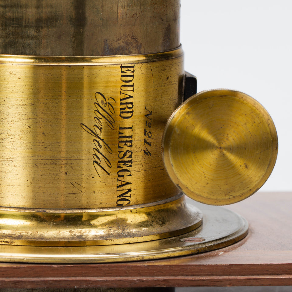 Eduard Liesegang, Eberfeld, Brass Petzval Lens – Vintage Cameras & Lenses – Coeln Cameras