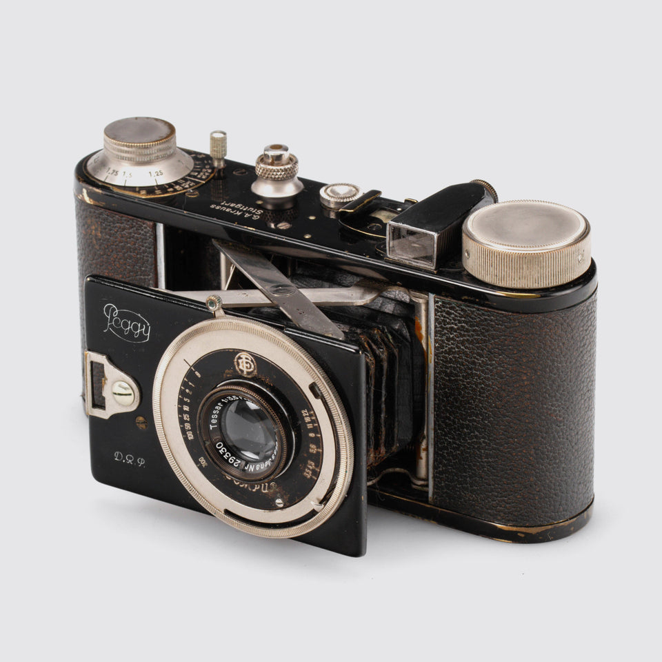 Krauss, Stuttgart, Germany, Peggy Norm black – Vintage Cameras & Lenses – Coeln Cameras