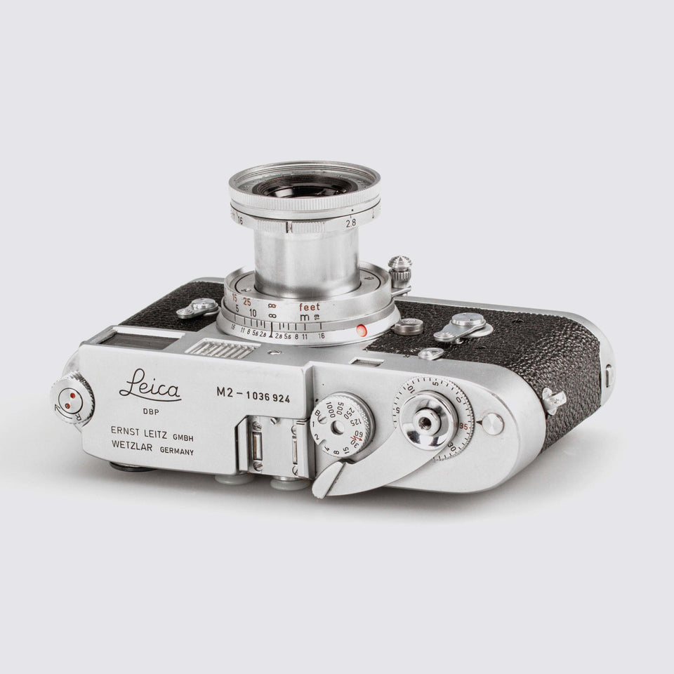 Leica M2 chrome + Elmar 2.8/50mm – Vintage Cameras & Lenses – Coeln Cameras