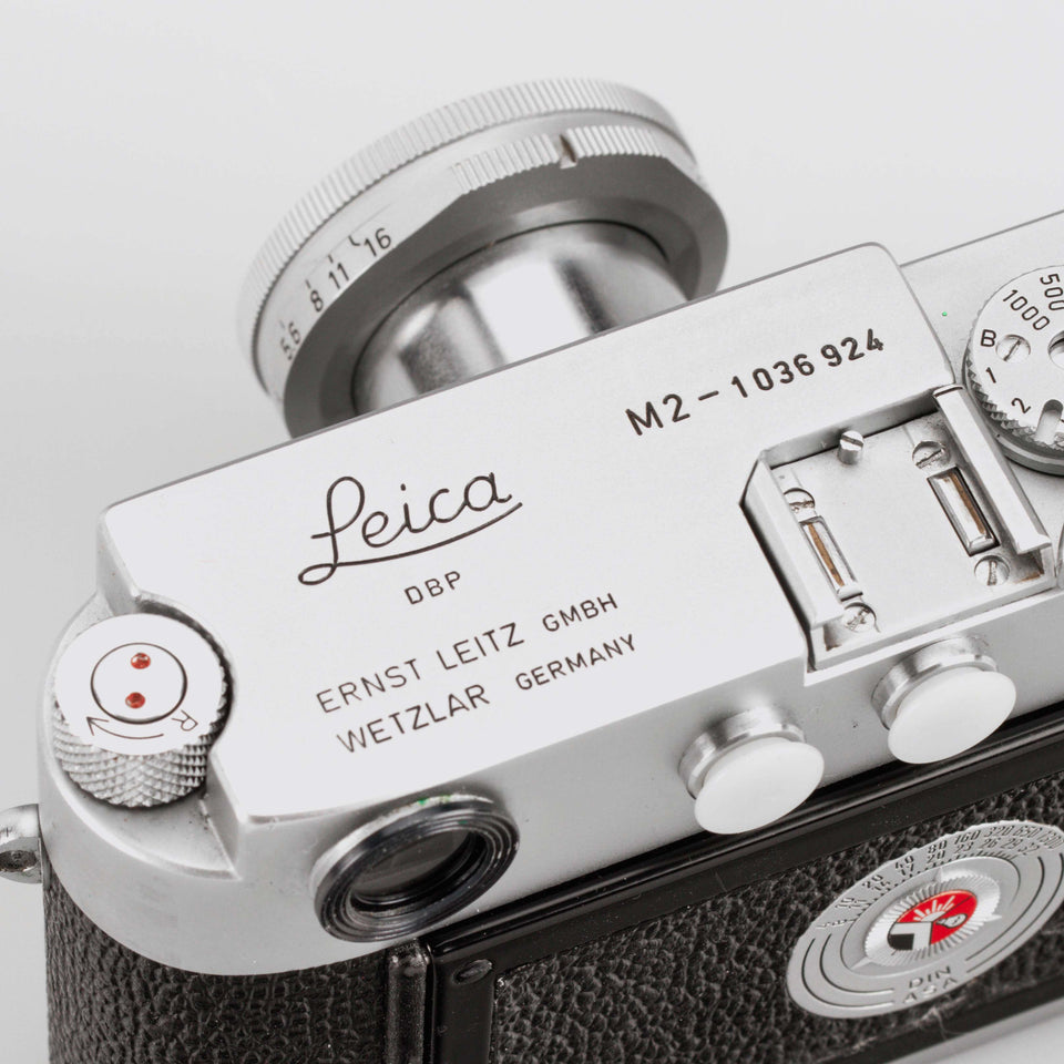 Leica M2 chrome + Elmar 2.8/50mm – Vintage Cameras & Lenses – Coeln Cameras