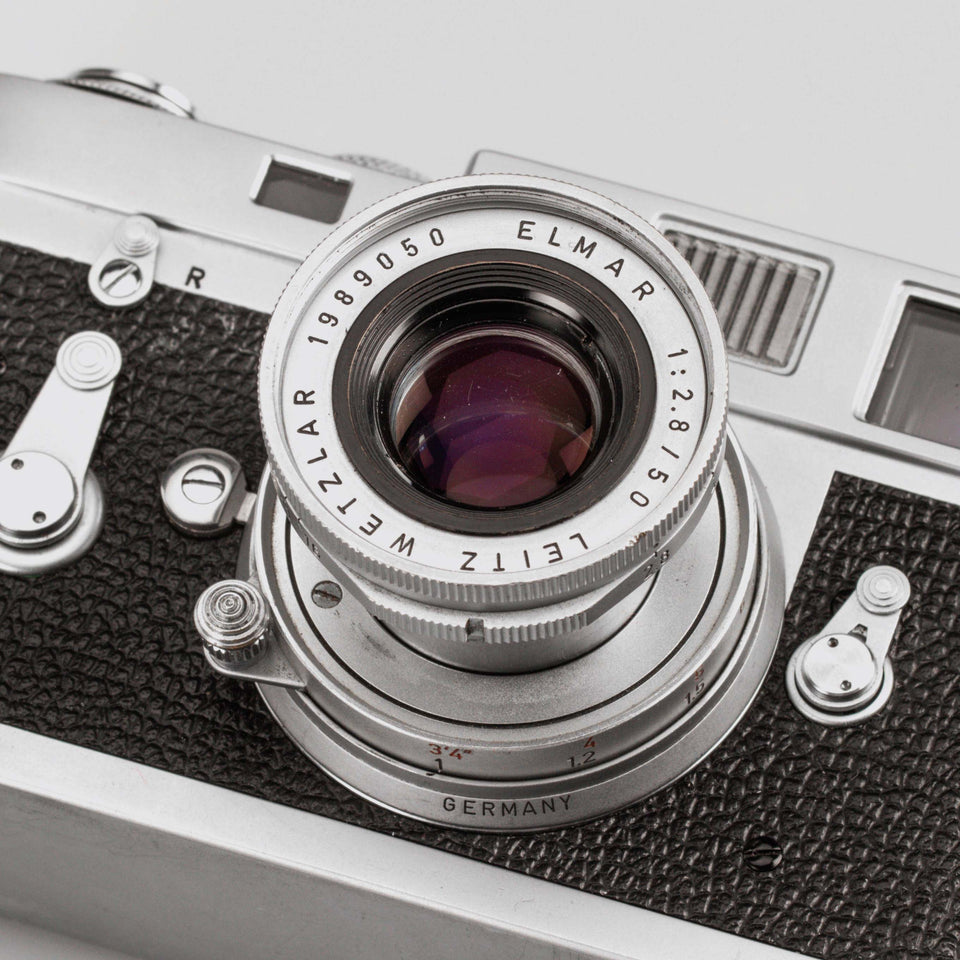 Leica M2 chrome + Elmar 2.8/50mm – Vintage Cameras & Lenses – Coeln Cameras