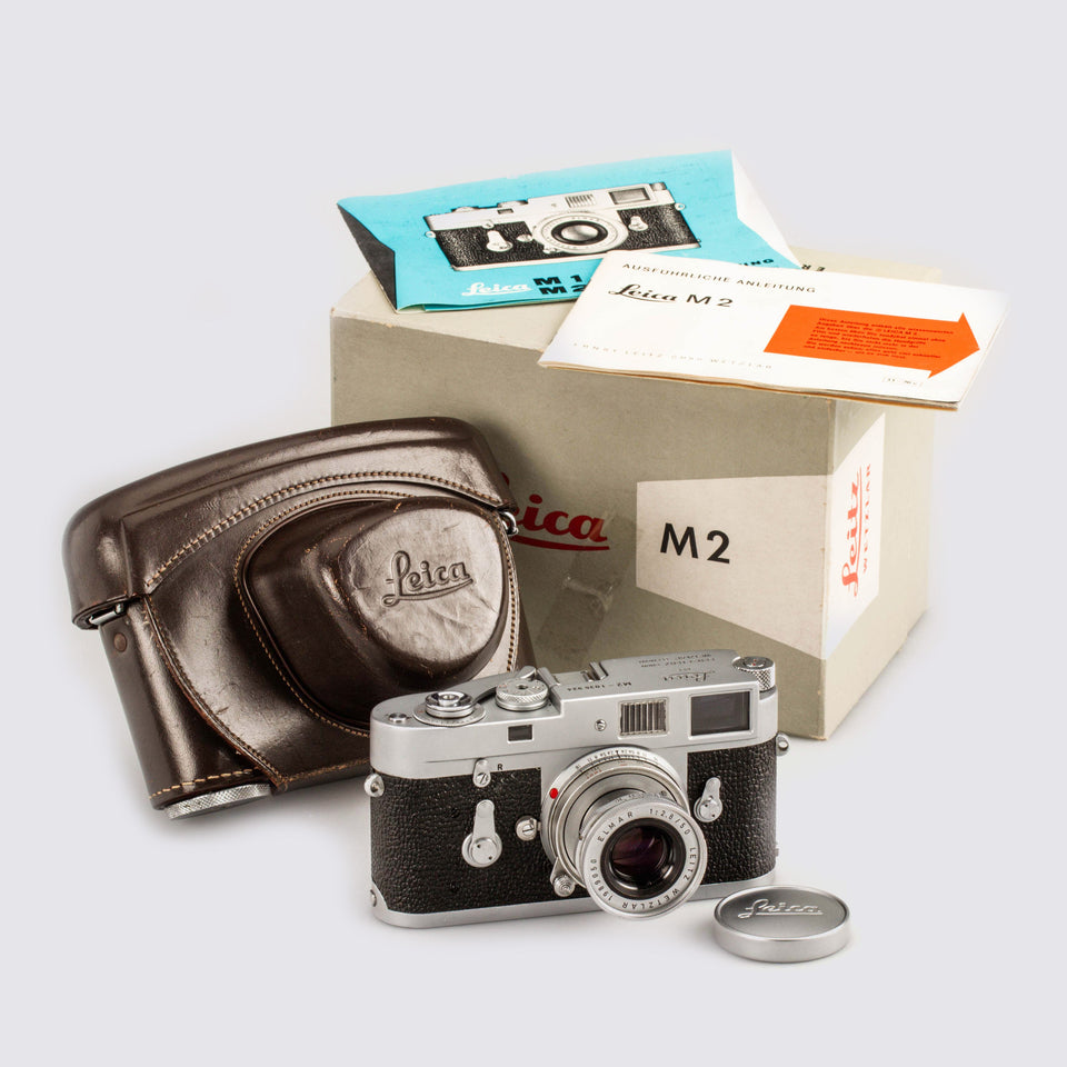 Leica M2 chrome + Elmar 2.8/50mm – Vintage Cameras & Lenses – Coeln Cameras