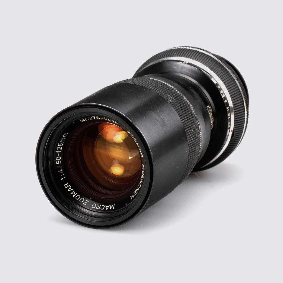 Zoomar Muenchen Macro Zoomar 4/50-125mm – Vintage Cameras & Lenses – Coeln Cameras