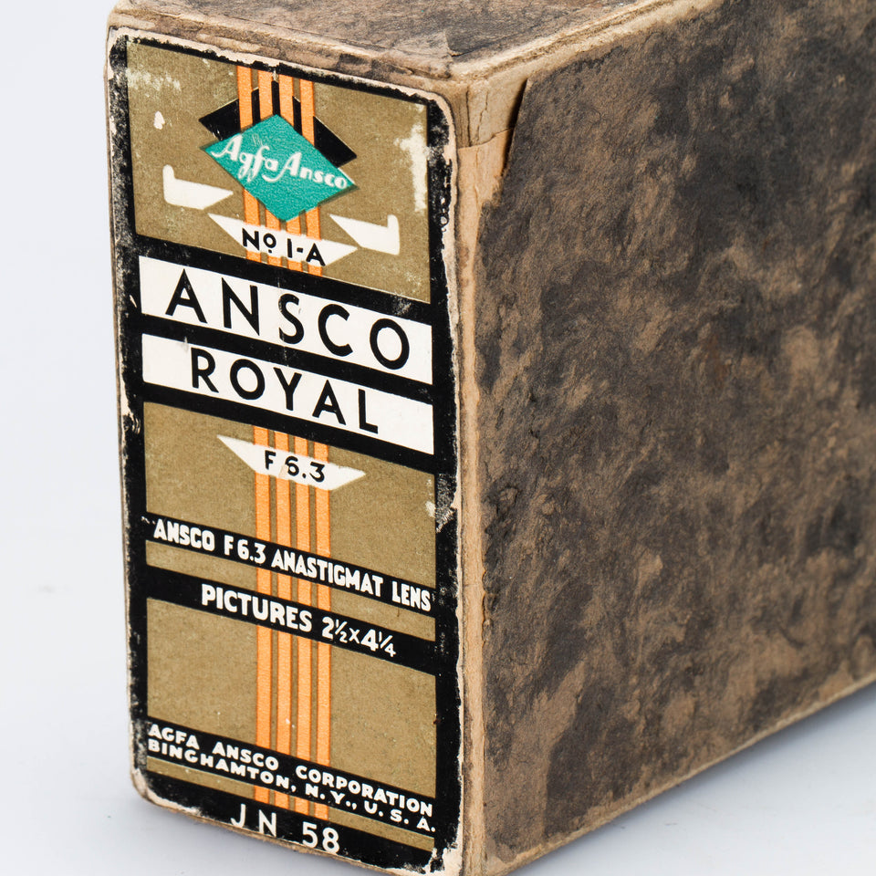 Ansco, NY Royal No.IA (Silver Fox) – Vintage Cameras & Lenses – Coeln Cameras