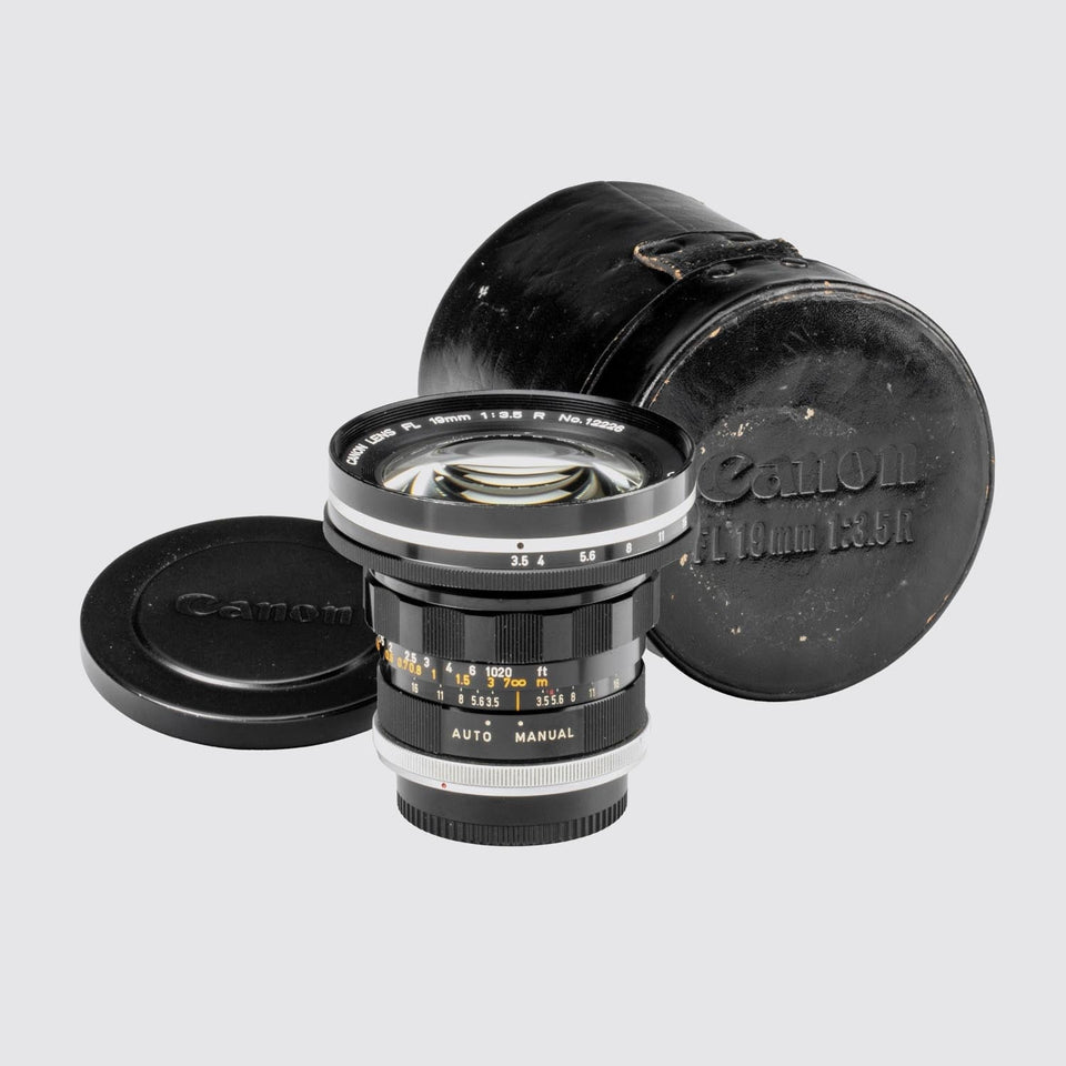 Canon Camera Co. Canon Lens FL 3.5/19mm R – Vintage Cameras & Lenses – Coeln Cameras