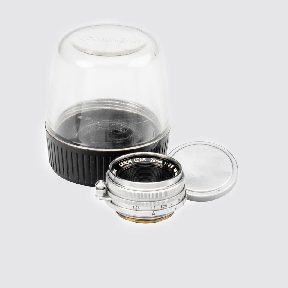 Canon f.M39 Canon Lens 2.8/28mm – Vintage Cameras & Lenses – Coeln Cameras
