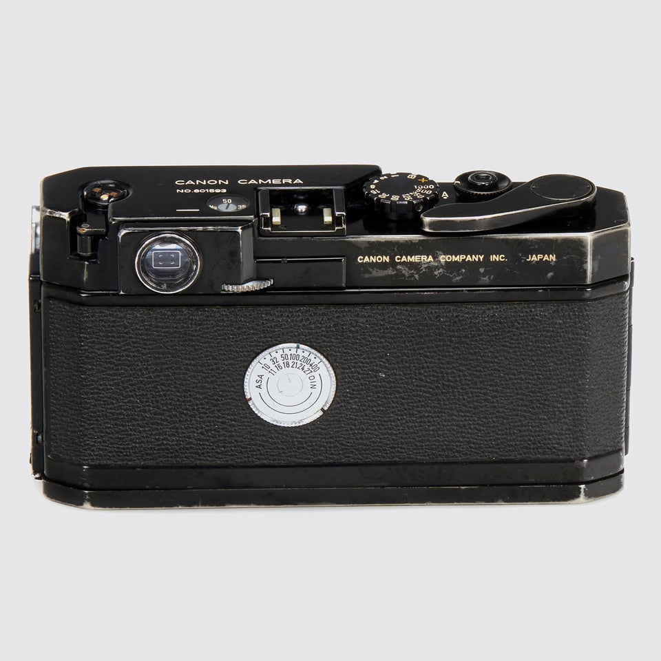 Canon VI-L black Paint + Canon Lens 1.8/50mm – Vintage Cameras & Lenses – Coeln Cameras
