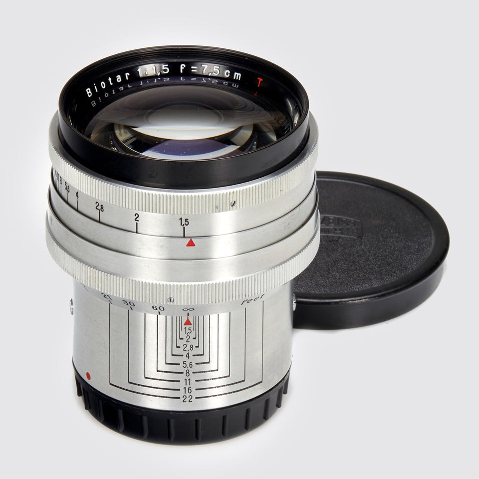 Carl Zeiss Jena Biotar 1.5/7.5cm T – Vintage Cameras & Lenses – Coeln Cameras