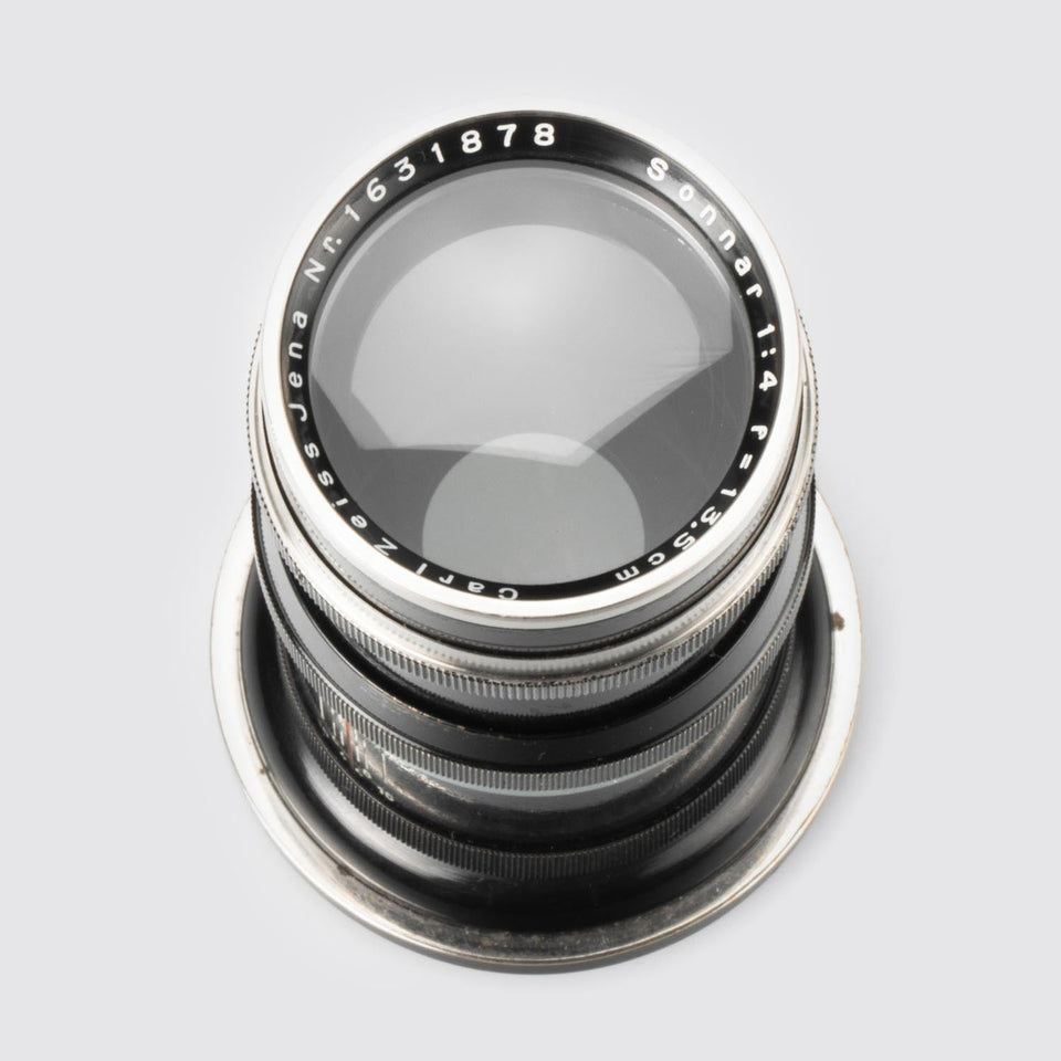 Carl Zeiss Jena f. Contax Sonnar 4/13.5cm black/Nickel – Vintage Cameras & Lenses – Coeln Cameras