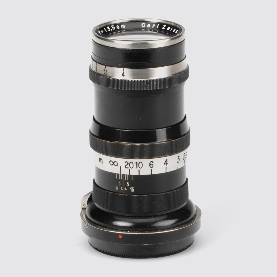 Carl Zeiss Jena f. Contax Sonnar 4/13.5cm black/Nickel – Vintage Cameras & Lenses – Coeln Cameras