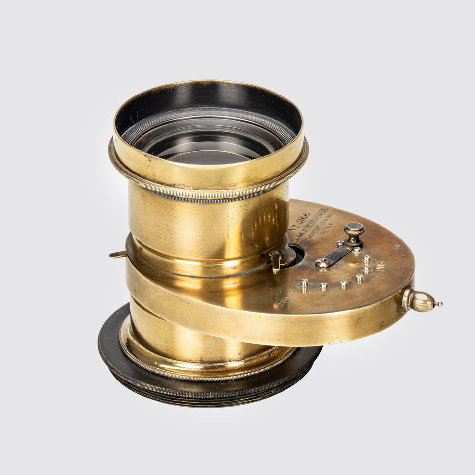 French Aplanetique Petzval Lens with shutter – Vintage Cameras & Lenses – Coeln Cameras