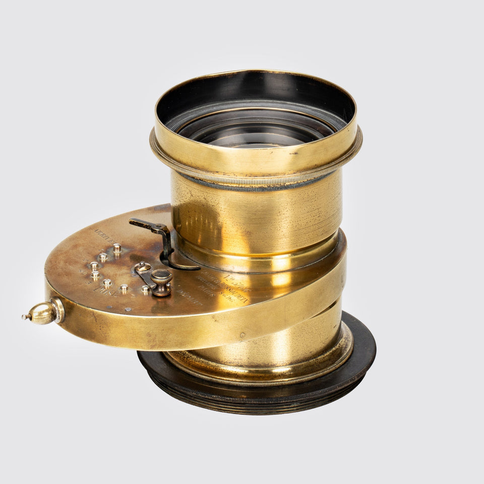French Aplanetique Petzval Lens with shutter – Vintage Cameras & Lenses – Coeln Cameras
