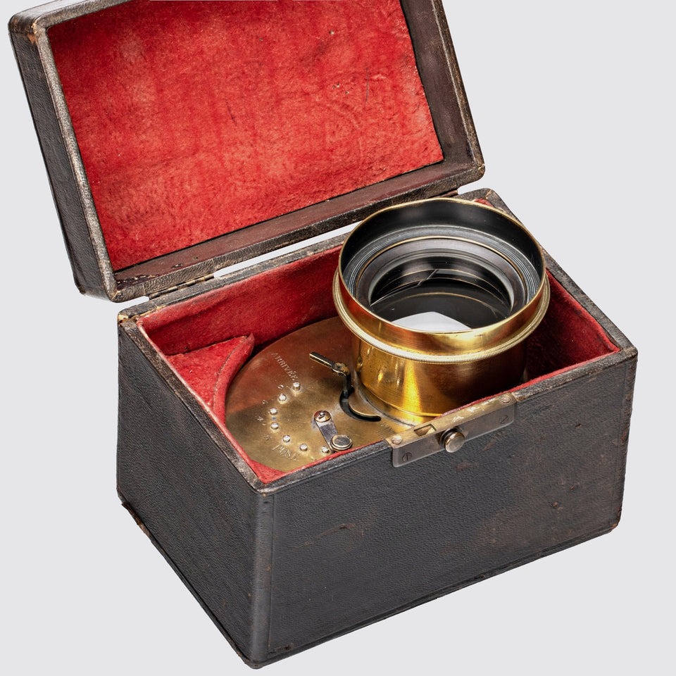 French Aplanetique Petzval Lens with shutter – Vintage Cameras & Lenses – Coeln Cameras