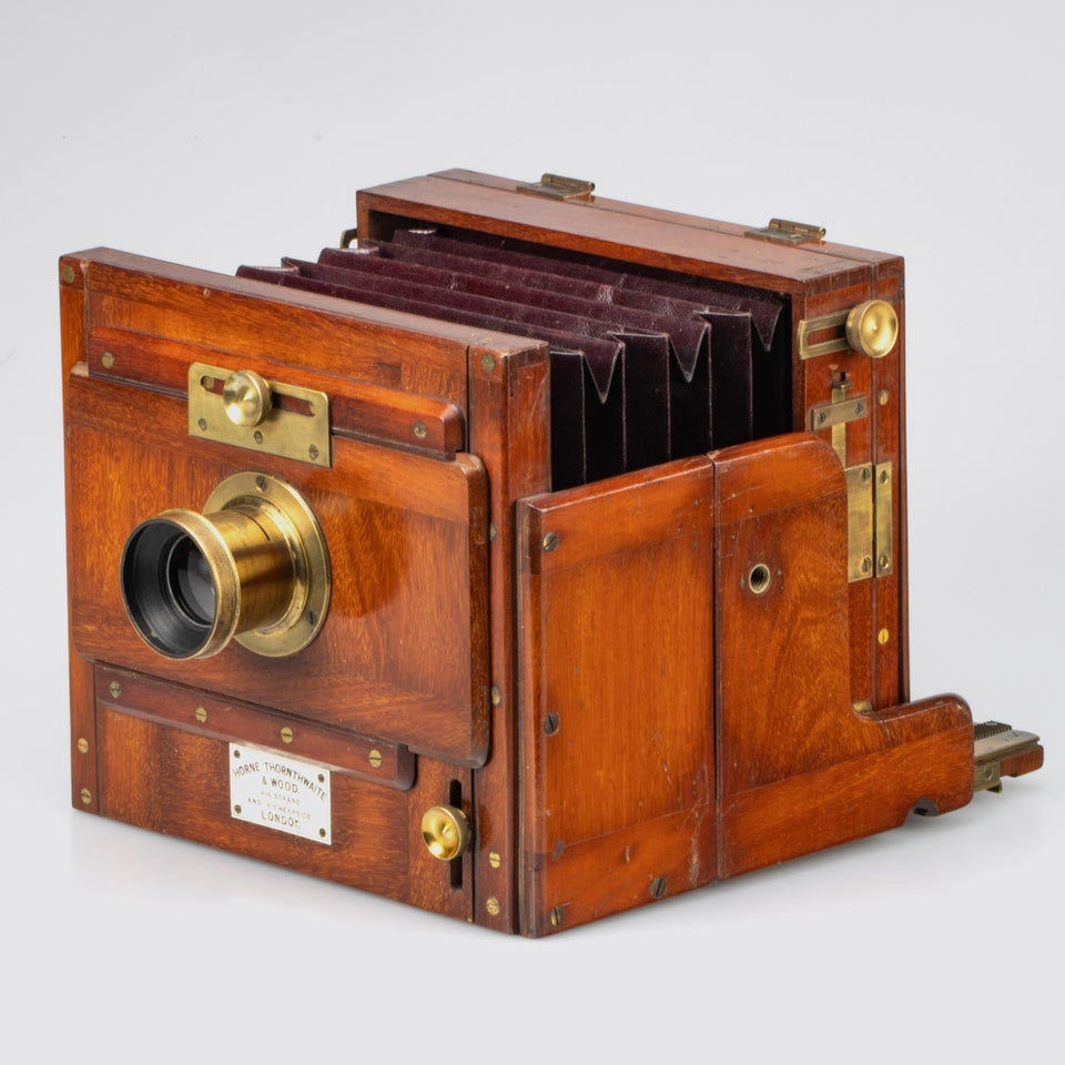 Horne, Thornthwaite & Wood Half Plate Tailboard Camera – Vintage Cameras & Lenses – Coeln Cameras