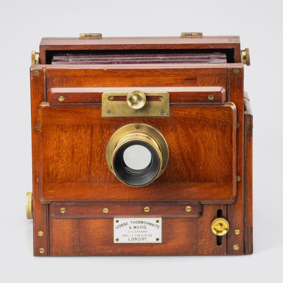 Horne, Thornthwaite & Wood Half Plate Tailboard Camera – Vintage Cameras & Lenses – Coeln Cameras