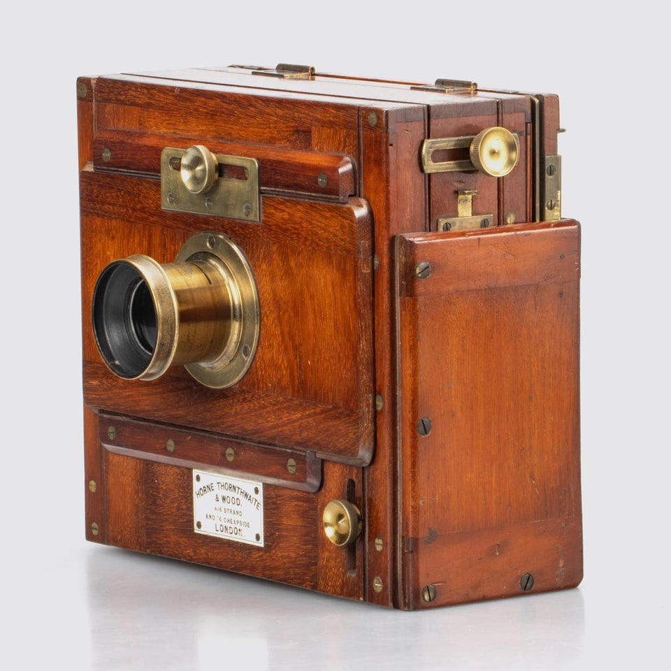 Horne, Thornthwaite & Wood Half Plate Tailboard Camera – Vintage Cameras & Lenses – Coeln Cameras