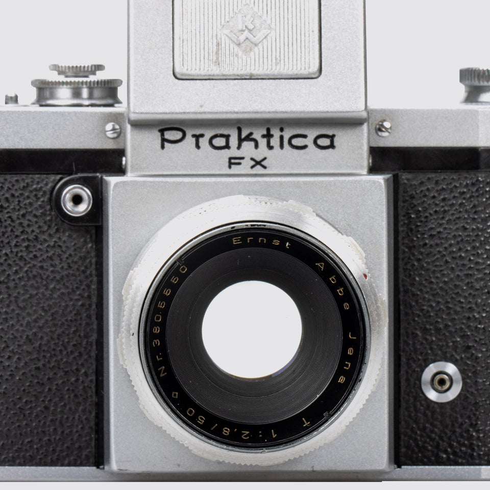 KW Praktica FX + Ernst Abbe T 2.8/50mm – Vintage Cameras & Lenses – Coeln Cameras