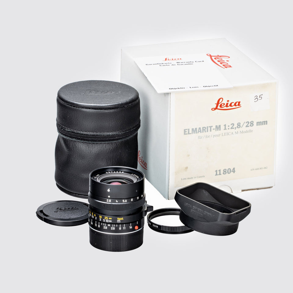 Leica Elmarit-M 2.8/28mm 11804 – Vintage Cameras & Lenses – Coeln Cameras