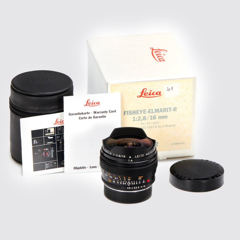 Leica Fisheye-Elmarit-R 2.8/16mm 11222 – Vintage Cameras & Lenses – Coeln Cameras