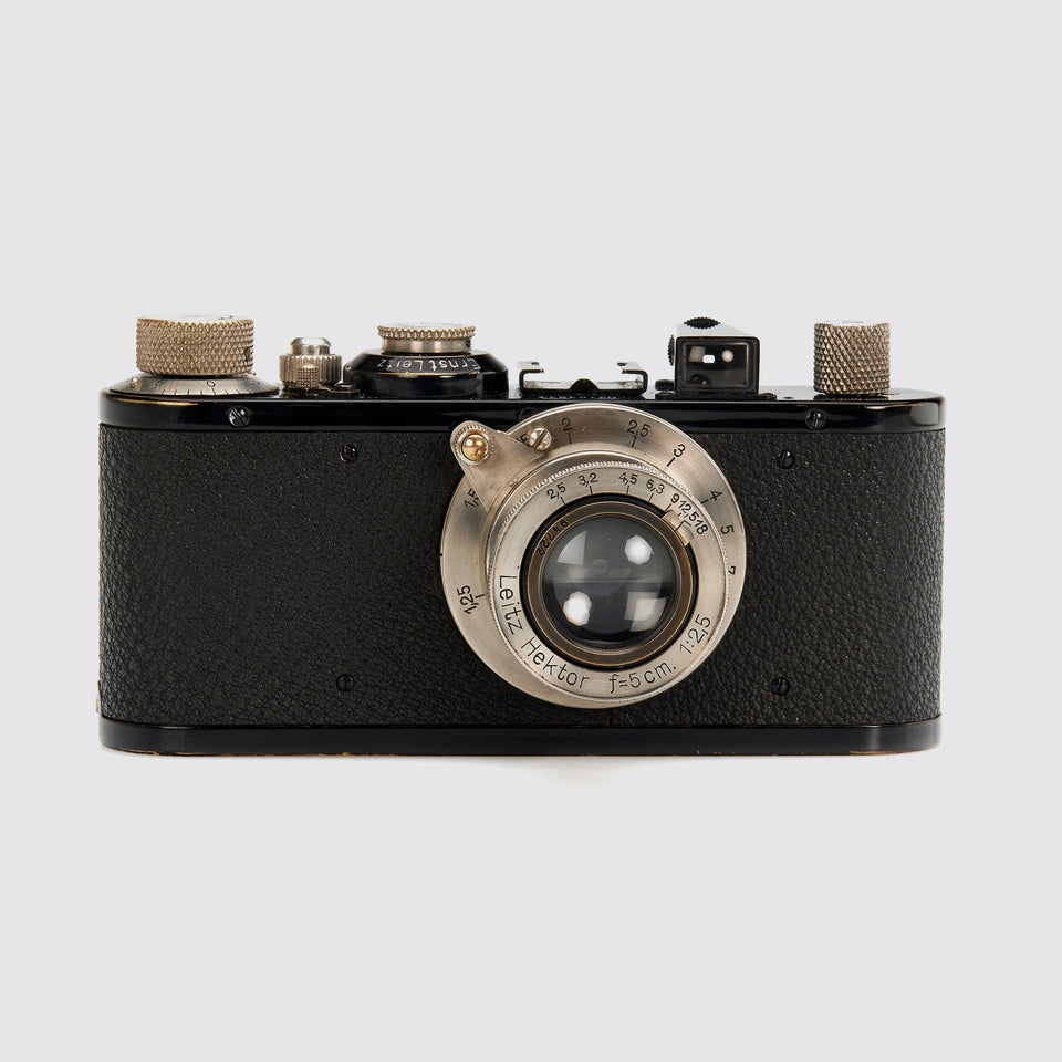 Leica Standard Black/Nickel + Hektor 2.5/5cm – Vintage Cameras & Lenses – Coeln Cameras