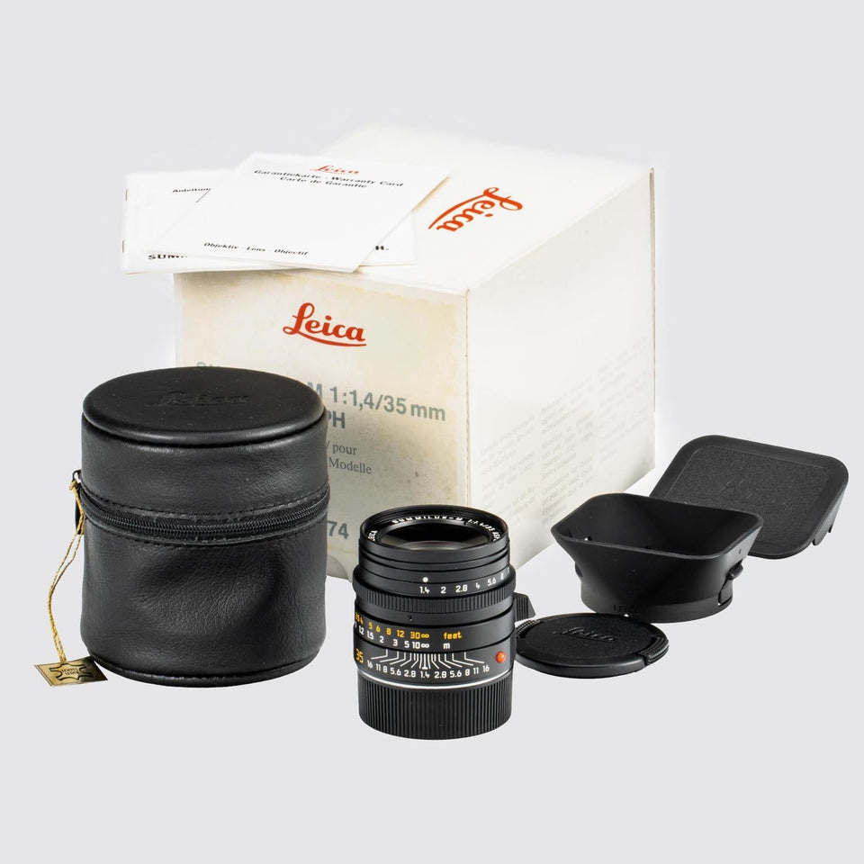 Leica Summilux-M 1,4/35mm ASPH. 11874 – Vintage Cameras & Lenses – Coeln Cameras