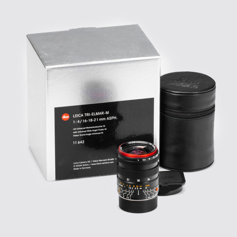 Leica Tri-Elmar-M 16-18-21mm 11642 – Vintage Cameras & Lenses – Coeln Cameras