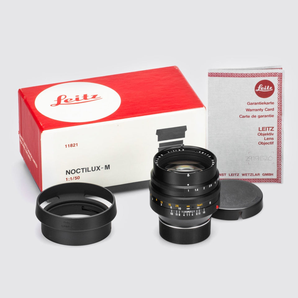 Leitz Noctilux 1/50mm E58 – Vintage Cameras & Lenses – Coeln Cameras