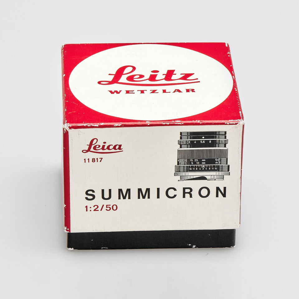 Leitz Summicron 2/50mm Black 11817 – Vintage Cameras & Lenses – Coeln Cameras