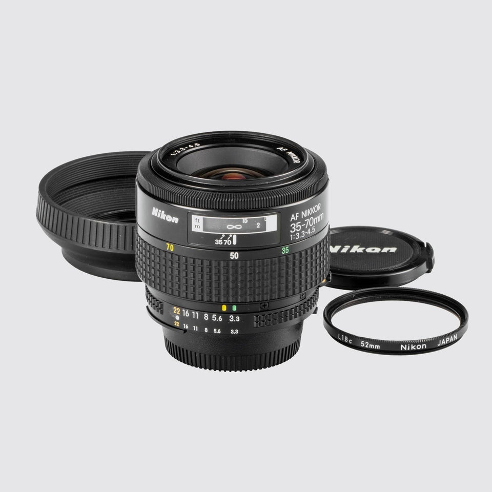 Nikon AF Nikkor 3.3-4.5/35-70mm – Vintage Cameras & Lenses – Coeln Cameras
