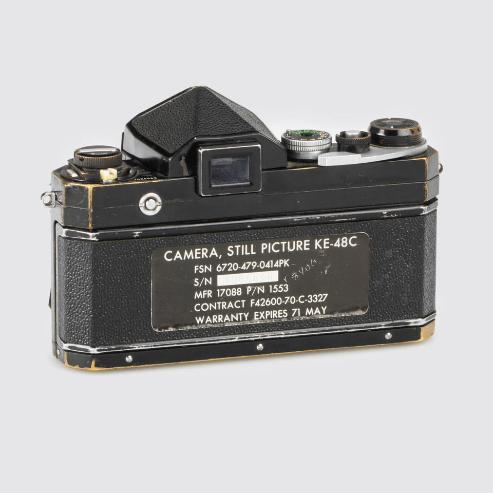 Nikon F KE-48C U.S. Air Force Contract Camera – Vintage Cameras & Lenses – Coeln Cameras
