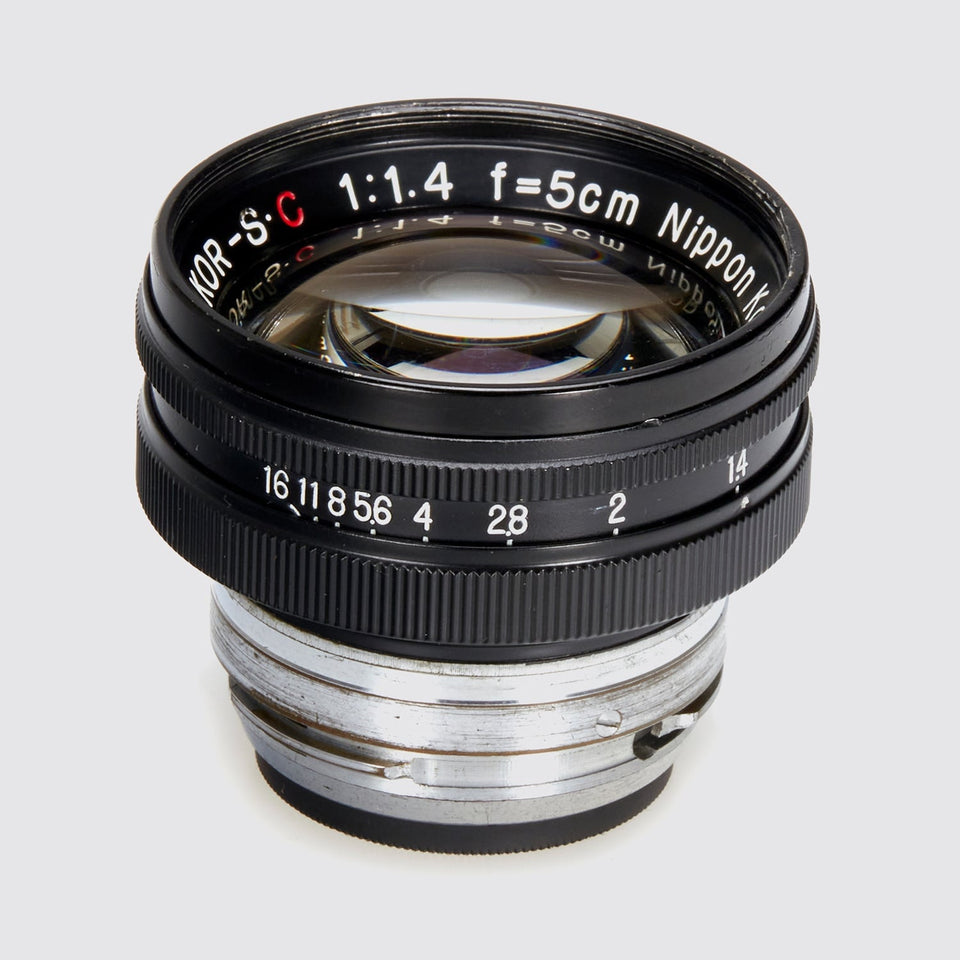 Nikon Nikkor-S.C 1.4/5cm Black Paint – Vintage Cameras & Lenses – Coeln Cameras