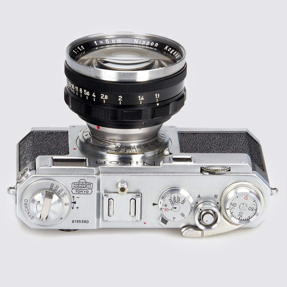 Nikon S2 + Nikkor -N.C 1.1/5cm – Vintage Cameras & Lenses – Coeln Cameras
