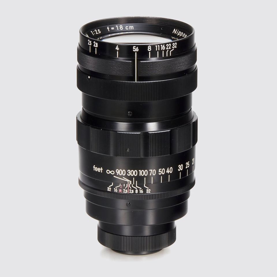 Nippon Kogaku Japan f. M39 Nikkor-H 2.5/18cm – Vintage Cameras & Lenses – Coeln Cameras