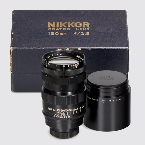 Nippon Kogaku Japan f. M39 Nikkor-H 2.5/18cm | | Coeln Cameras