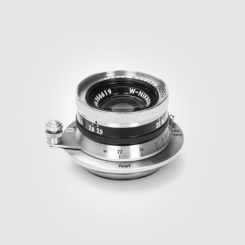 Nippon Kogaku Tokyo f. M39 W-Nikkor 2.5/3.5cm – Vintage Cameras & Lenses – Coeln Cameras