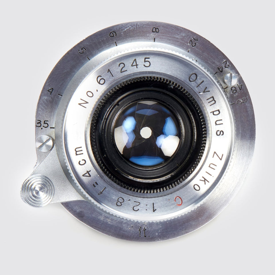 Olympus f. M39 Zuiko C. 2.8/4cm – Vintage Cameras & Lenses – Coeln Cameras