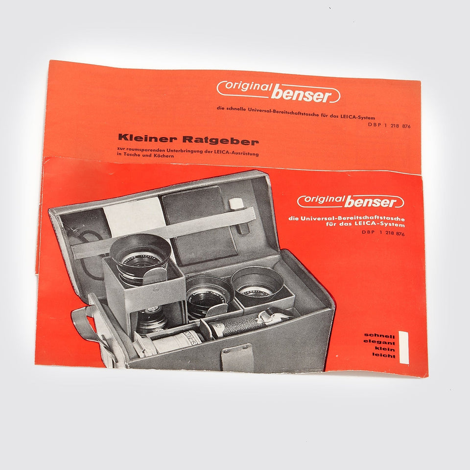 Original Benser Universal-Case for Leica M Mod.I – Vintage Cameras & Lenses – Coeln Cameras