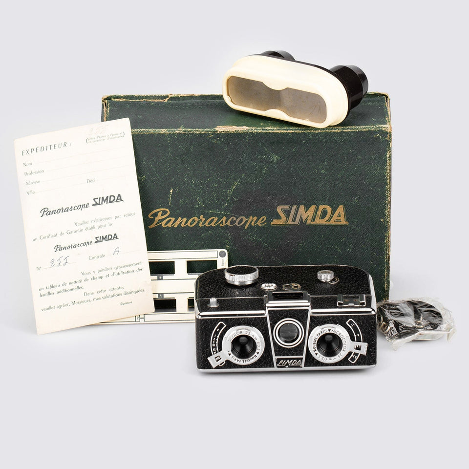 Simda Panorascope Stereo Outfit – Vintage Cameras & Lenses – Coeln Cameras